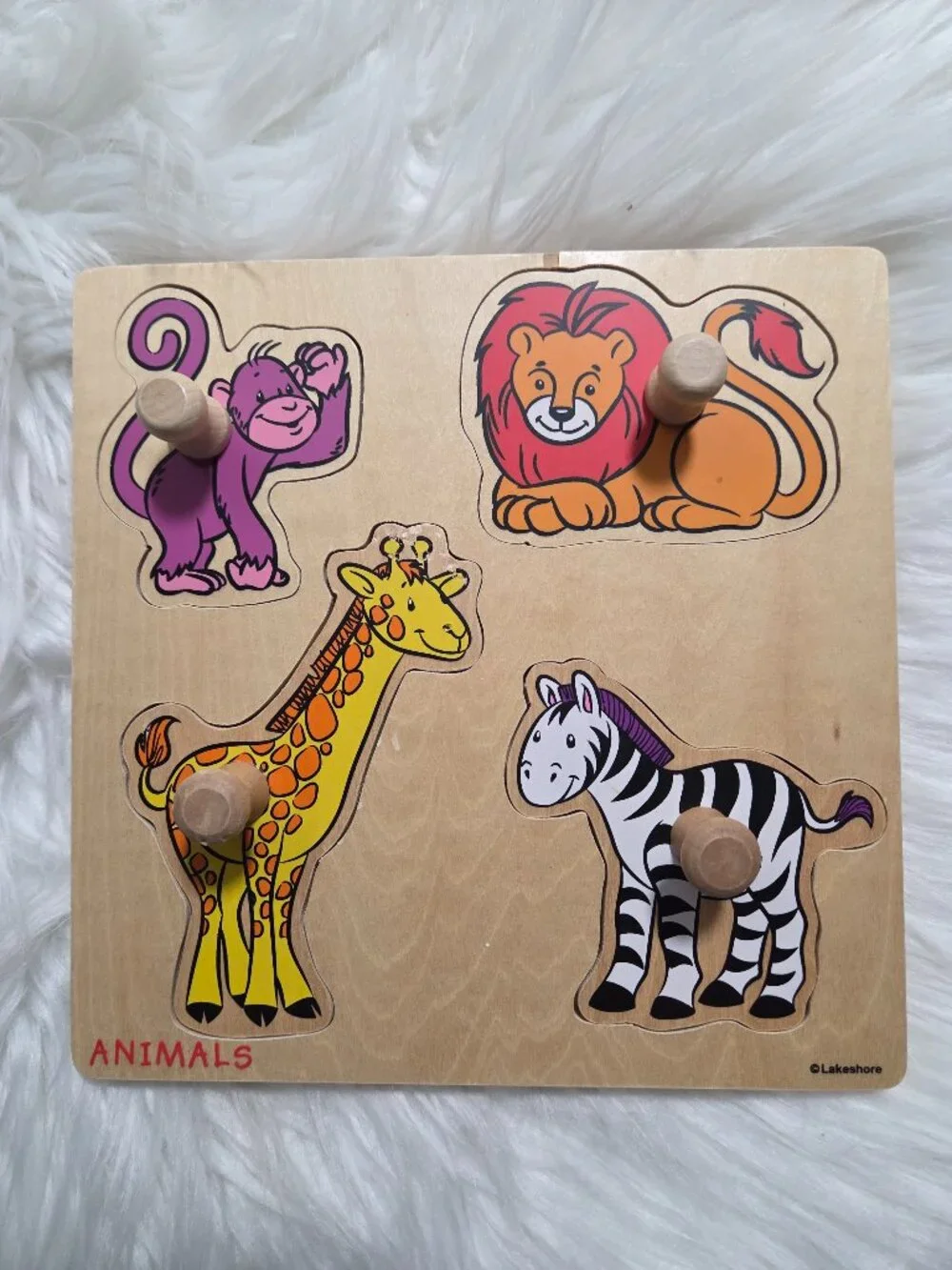 Lakeshore Animal Knob Puzzle